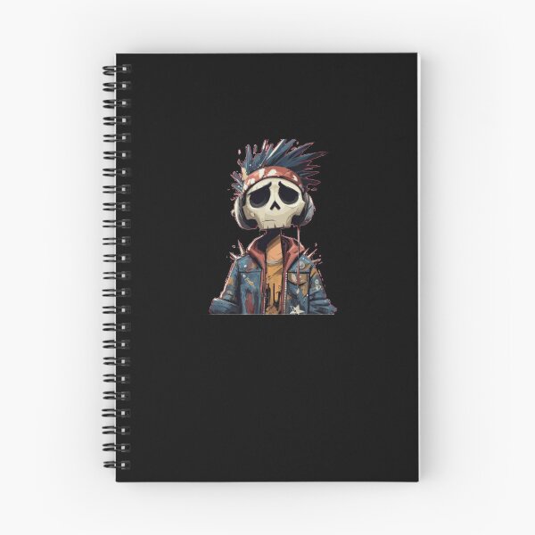 Item preview, Edgy Urban Skater Skull Character sad skaleton life after death skeleton art mementomori  designed and sold by zuzzelek44.