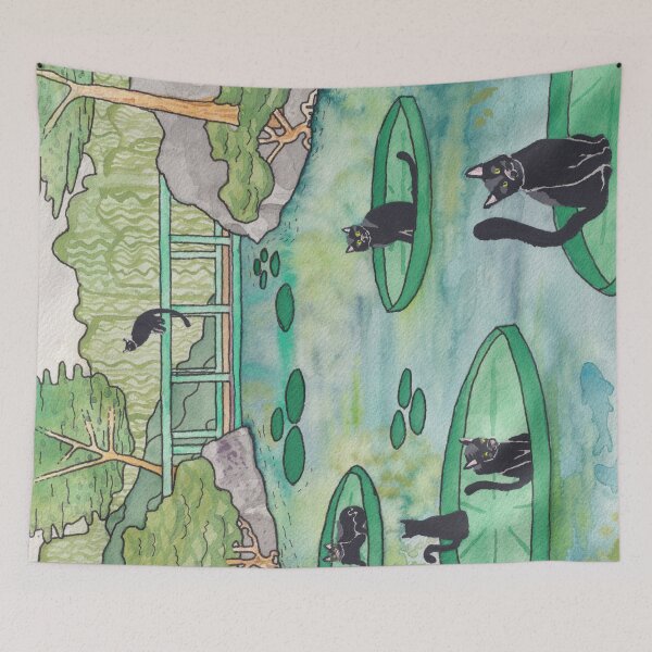 Item preview, brotherhood of the pond cats designed and sold by Rachel Patterson.