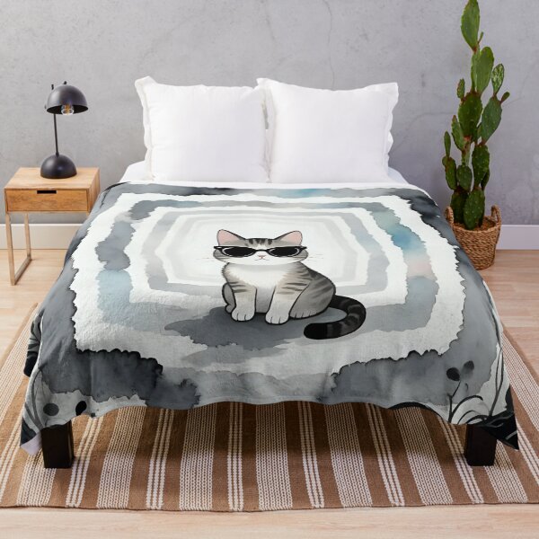 Item preview, A cat wearing sunglasses in a strange place. designed and sold by Nomad-Maynard.