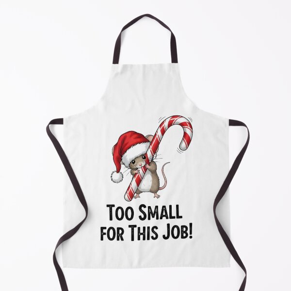 Item preview, XMAS MOUSE Too Small for This Job! designed and sold by Uglyandcute.