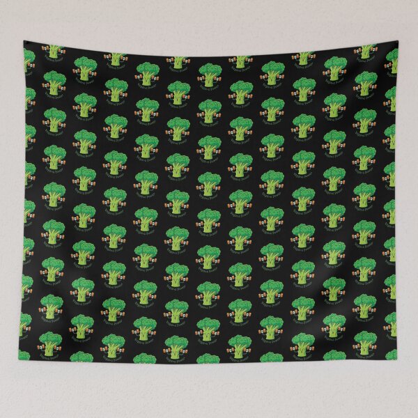 Item preview, Vegans Power Broccoli Lifting Weights Gym Vegetarianism designed and sold by ArtStudiobyIta.
