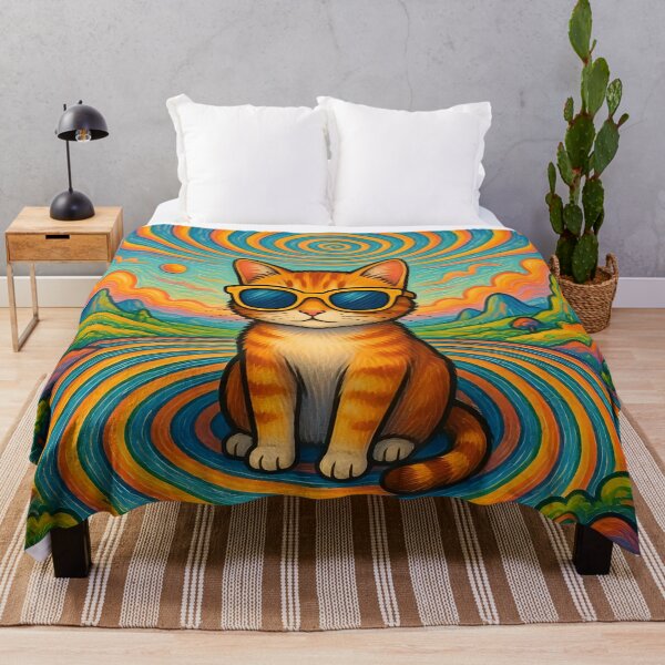 Item preview, A cat wearing sunglasses in a strange place. designed and sold by Nomad-Maynard.
