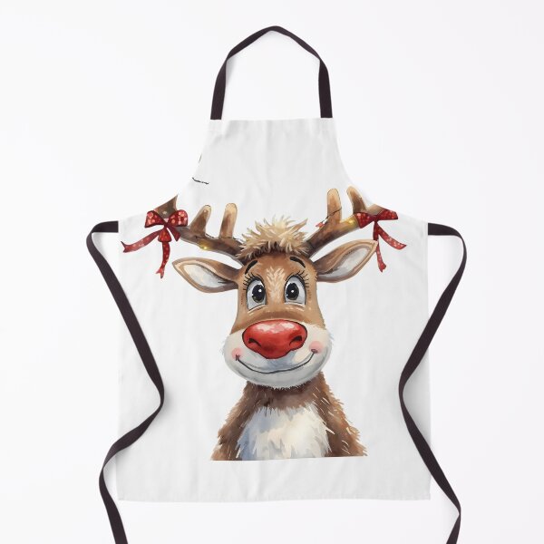 Item preview, Reindeer Portrait with Decorative Antlers designed and sold by magicchristmas.
