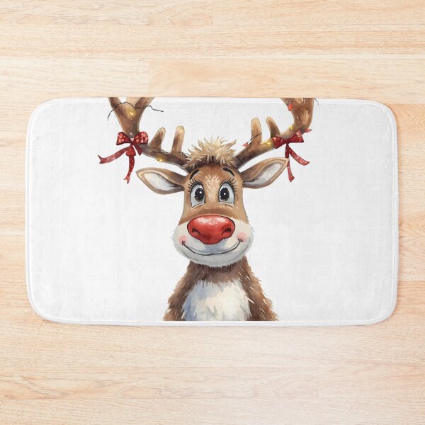 Item preview, Reindeer Portrait with Decorative Antlers designed and sold by magicchristmas.