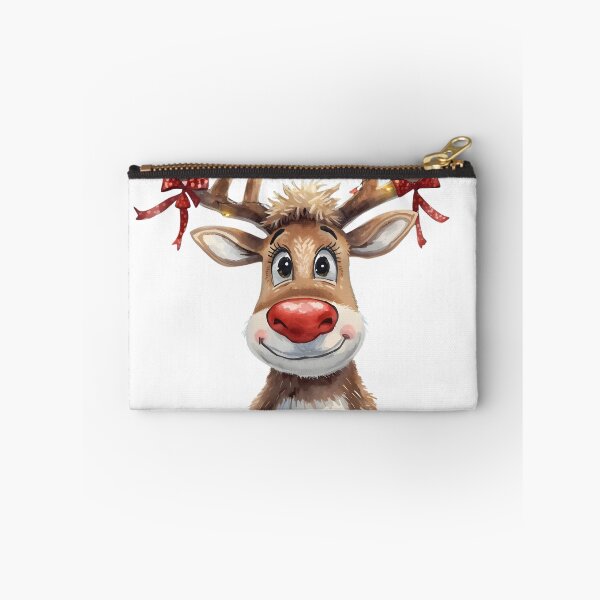 Item preview, Reindeer Portrait with Decorative Antlers designed and sold by magicchristmas.