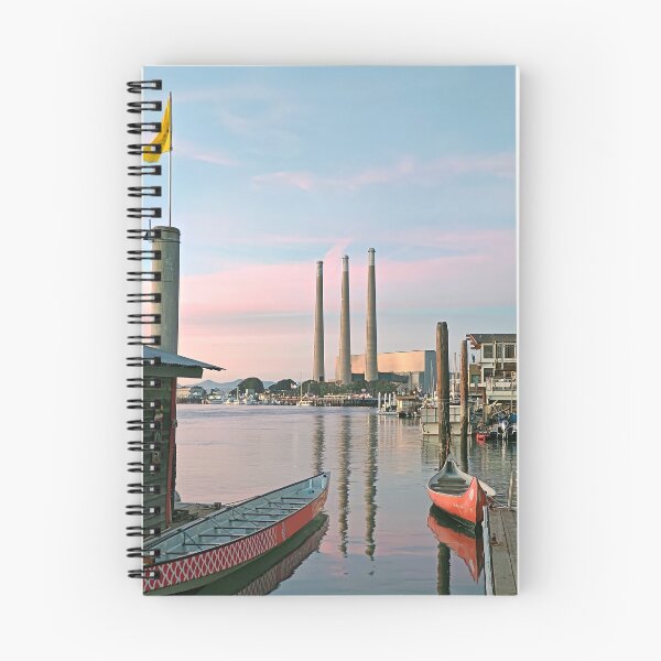 Item preview, Morro Bay on the dock designed and sold by Michael Rock Art.