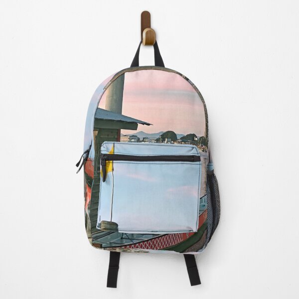 Item preview, Morro Bay on the dock designed and sold by Michael Rock Art.