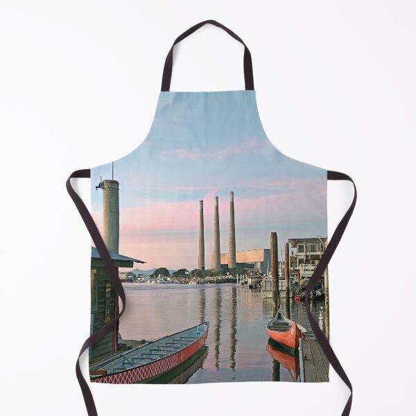 Item preview, Morro Bay on the dock designed and sold by Michael Rock Art.