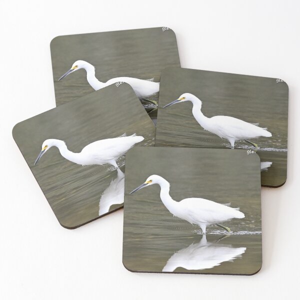 Item preview, Snowy Egret fishing  designed and sold by Glennphotos.