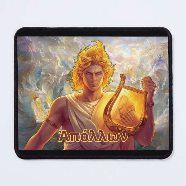 Item preview, Apollo – Greek God of Light, Music & Prophecy | Mythology Artwork designed and sold by GreennieArt.