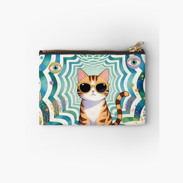 Item preview, A cat wearing sunglasses in a strange place.  designed and sold by Nomad-Maynard.