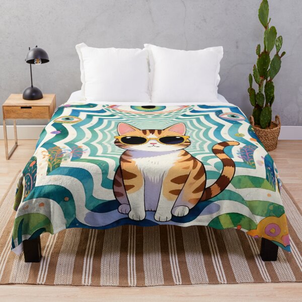 Item preview, A cat wearing sunglasses in a strange place. designed and sold by Nomad-Maynard.