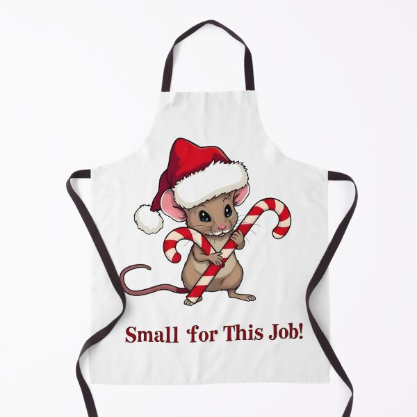 Item preview, XMAS MOUSE Too Small for This Job! designed and sold by Uglyandcute.