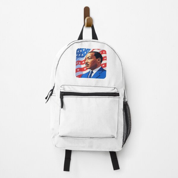 Item preview, Powerful MLK Civil Rights Tribute Art – Inspirational American Flag Portrait | Martin Luther King Legacy Design for Equality & Justice designed and sold by BrainBubbleArt.