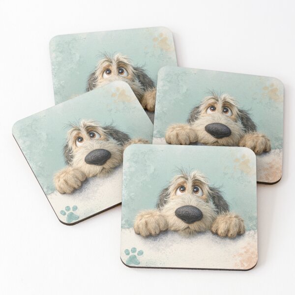 Item preview, Otterhound Peeking over Wall 01 designed and sold by Elisabeth Lucas.