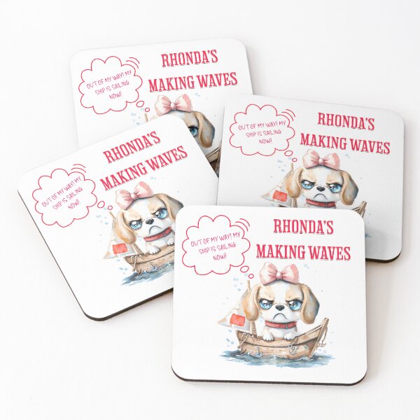 Item preview, Rhonda's Making Waves! Snoopy's Grumpy Cousin Beagle Dog in a Boat designed and sold by ArtisticDesignsbyLinda.