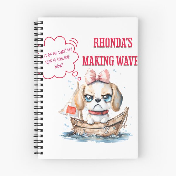 Item preview, Rhonda's Making Waves! Snoopy's Grumpy Cousin Beagle Dog in a Boat designed and sold by ArtisticDesignsbyLinda.
