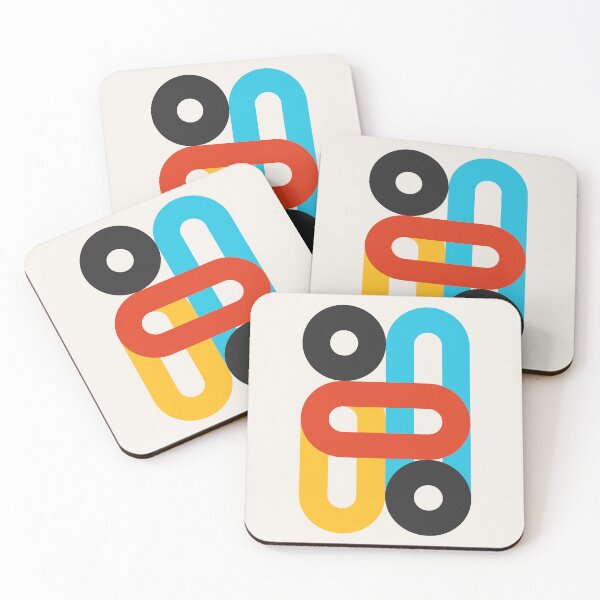 Item preview, Interlock Vibrant Abstract designed and sold by archetype prints.