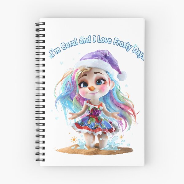 Item preview, I'm Coral and I Love Frosty Days! Olaf's Half-Sister from Australia designed and sold by ArtisticDesignsbyLinda.