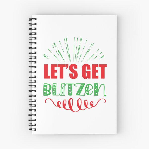 Item preview, Let's Get Blitzened - Funny Adult Christmas Drinking Pun designed and sold by FuzionRaptor.