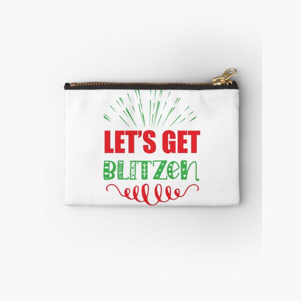 Item preview, Let's Get Blitzened - Funny Adult Christmas Drinking Pun designed and sold by FuzionRaptor.