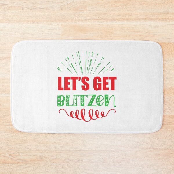 Item preview, Let's Get Blitzened - Funny Adult Christmas Drinking Pun designed and sold by FuzionRaptor.