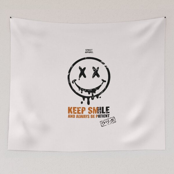 Item preview, Keep Smile - Melting Grunge Smiley Face Streetwear designed and sold by LegendsOfLife37.