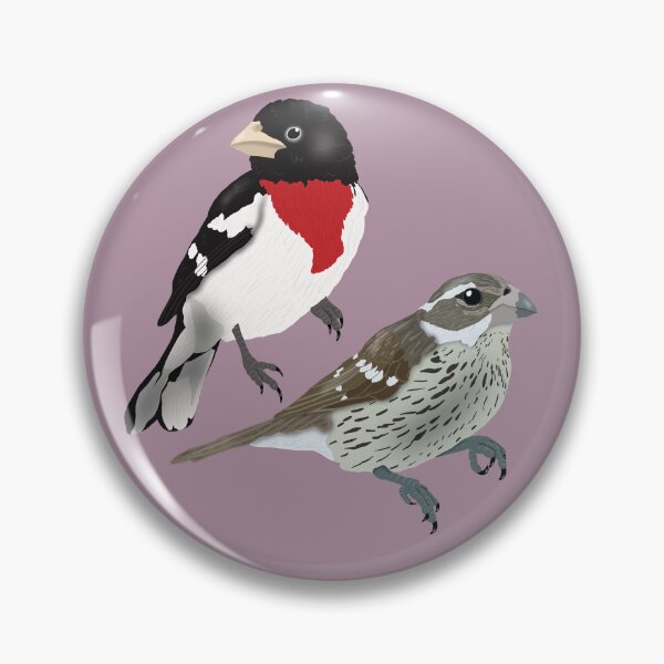 Item preview, Rose-Breasted Grosbeak Duo designed and sold by BDBirds.