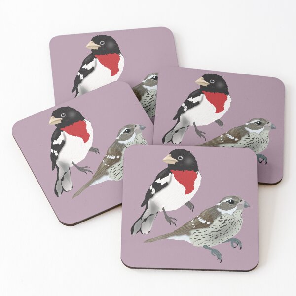 Item preview, Rose-Breasted Grosbeak Duo designed and sold by BDBirds.