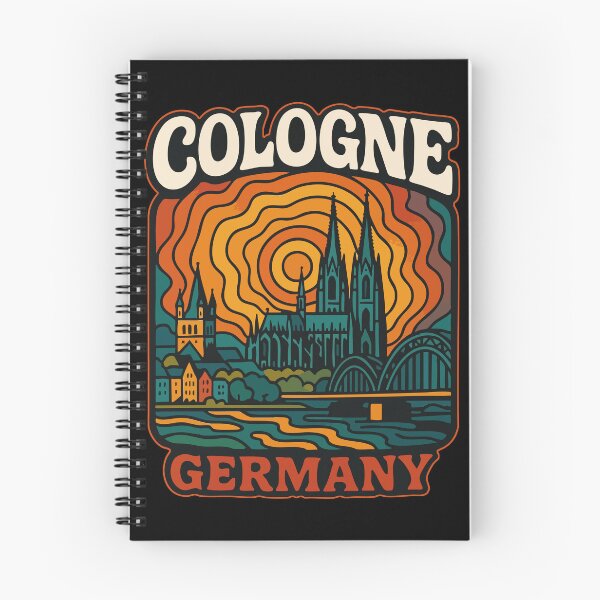 Item preview, Cologne Germany Trippy Retro Travel designed and sold by TomFrontierArt.