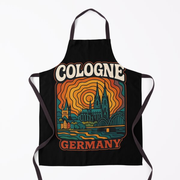 Item preview, Cologne Germany Trippy Retro Travel designed and sold by TomFrontierArt.