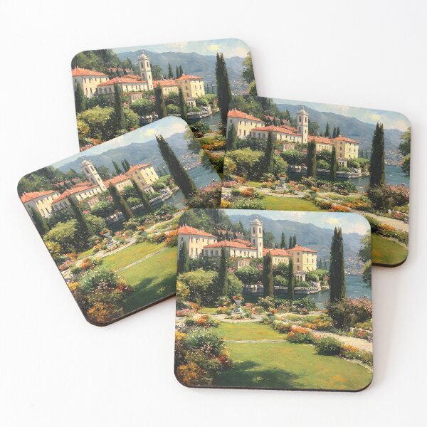 Item preview, Lake Maggiore Gardens with Villa and Mountain Views designed and sold by daila70.