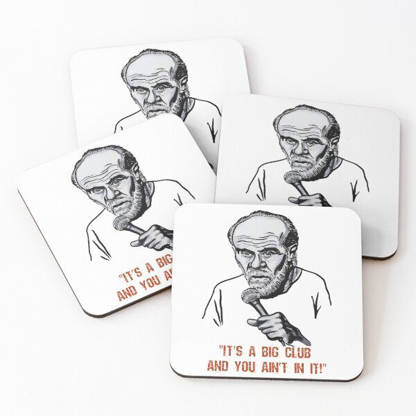 Item preview, George Carlin - It's a big club designed and sold by smadge.