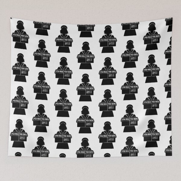 Item preview, Robin Buckley Sailor Silhouette Holding Score Sign designed and sold by AntonioJ8.