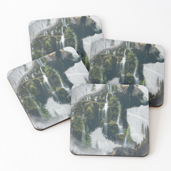 Item preview, Spirit of the Mountain Bear designed and sold by ArgentoArt.