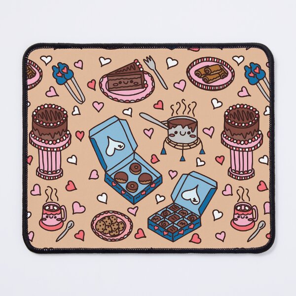 Item preview, Cocoa Loco Pattern Mocha Background mjoylawson designed and sold by mjoylawson.au.