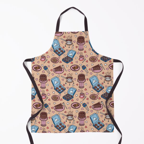 Item preview, Cocoa Loco Pattern Mocha Background mjoylawson designed and sold by mjoylawson.au.