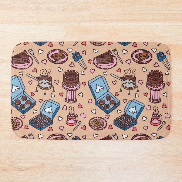 Item preview, Cocoa Loco Pattern Mocha Background mjoylawson designed and sold by mjoylawson.au.