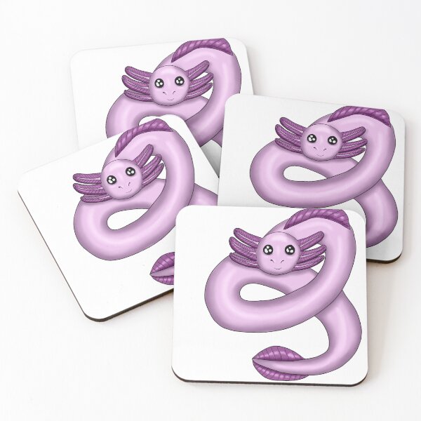 Item preview, Cute Purple Axolotl Serpent designed and sold by mikemike33.