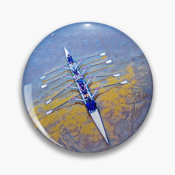 Item preview, Overhead Rowing Art Print Impressionist Water Scene designed and sold by Michael van der Hoorn.