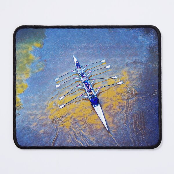 Item preview, Overhead Rowing Art Print Impressionist Water Scene designed and sold by Michael van der Hoorn.