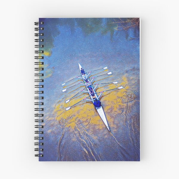 Item preview, Overhead Rowing Art Print Impressionist Water Scene designed and sold by Michael van der Hoorn.