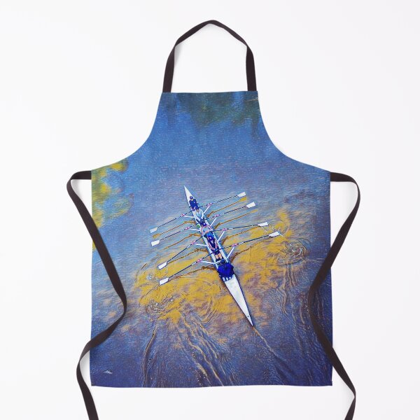 Item preview, Overhead Rowing Art Print Impressionist Water Scene designed and sold by Michael van der Hoorn.
