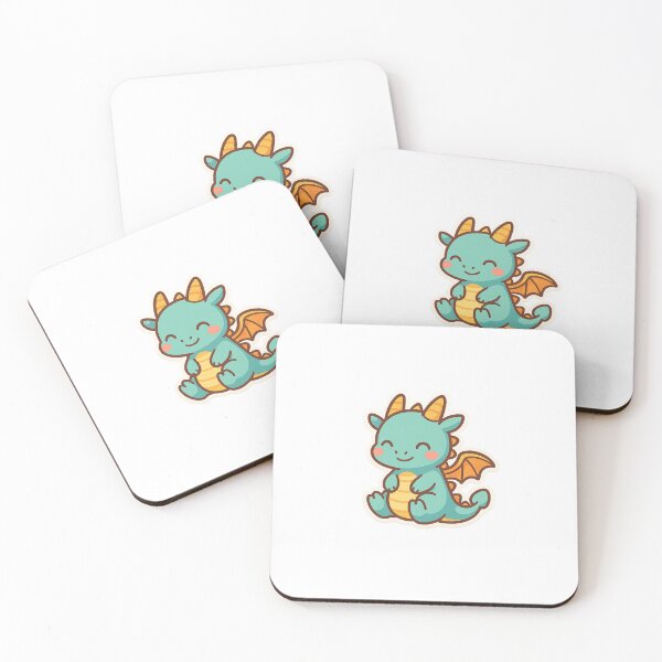 Item preview, Kawaii Relaxed Dragon Sticker designed and sold by StickMint.