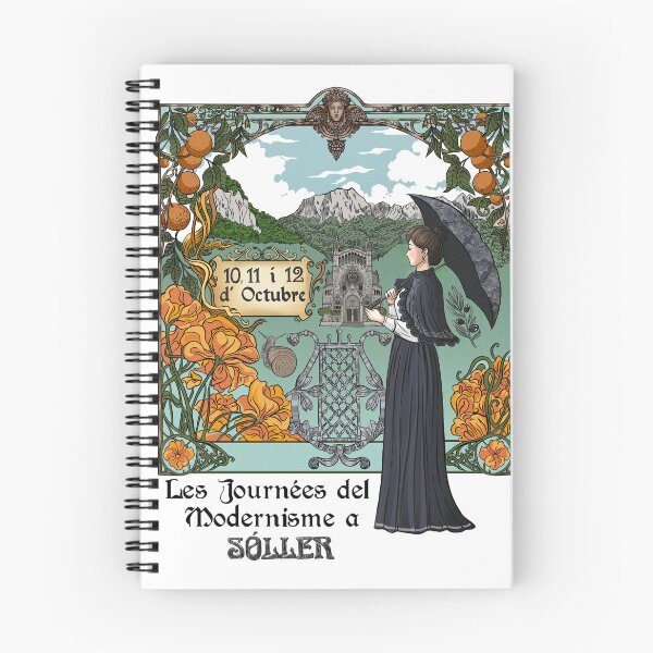 Item preview, Modernisme Sóller 2025 Poster designed and sold by beatriz_isdrawing.