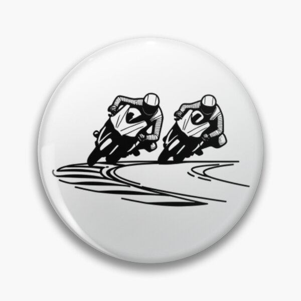 Item preview, Two motorbike riders turning in a race curve_20 designed and sold by Aariq.