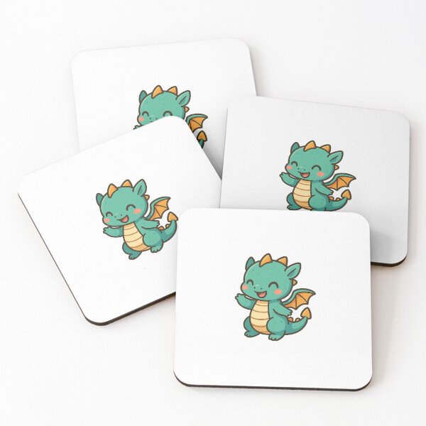 Item preview, Pastel Happy Dragon Sticker designed and sold by StickMint.