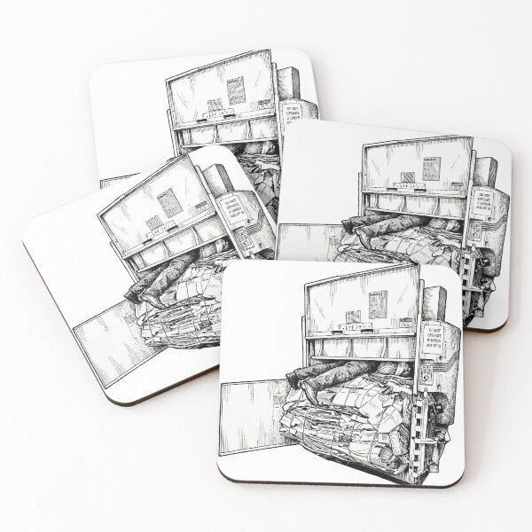Item preview, Baler Crushing Man designed and sold by Naux | Design & Illustration.