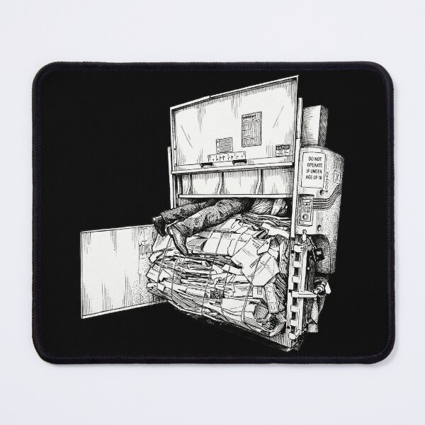 Item preview, Baler Crushing Man designed and sold by Naux | Design & Illustration.