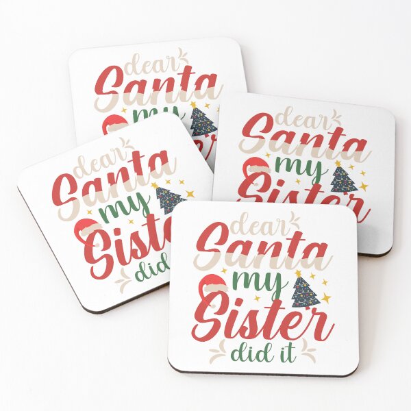 Item preview, Dear Santa My Sister Did It - Christmas Trouble Maker designed and sold by The Grim Raw.